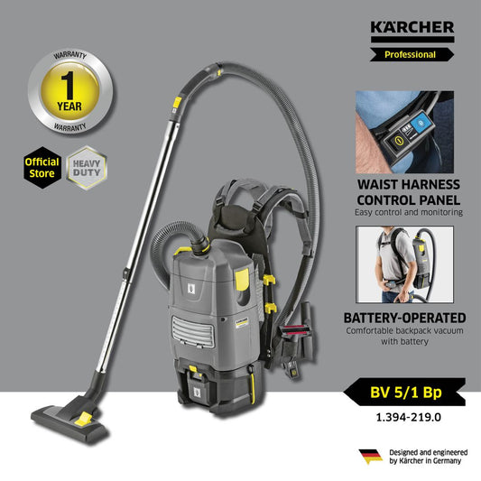 Karcher BV 5/1 Bp Backpack Vacuum Cleaner Dry