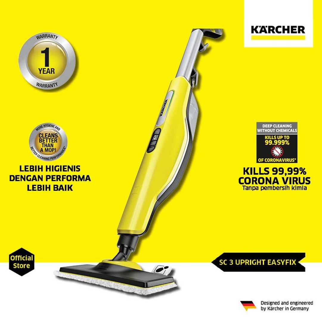 Karcher SC 3 Upright EasyFix *EU 1600 Watt Steam Cleaner