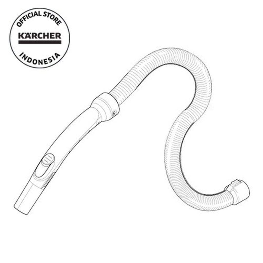 Karcher Suction Hose Complete DN35x2 For WD 2 - WD 3