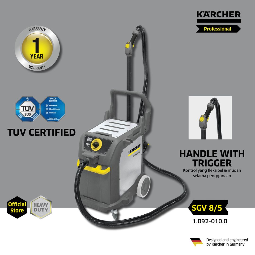 Karcher SGV 8/5 *EU 3000 Watt Steam Vacuum Cleaner