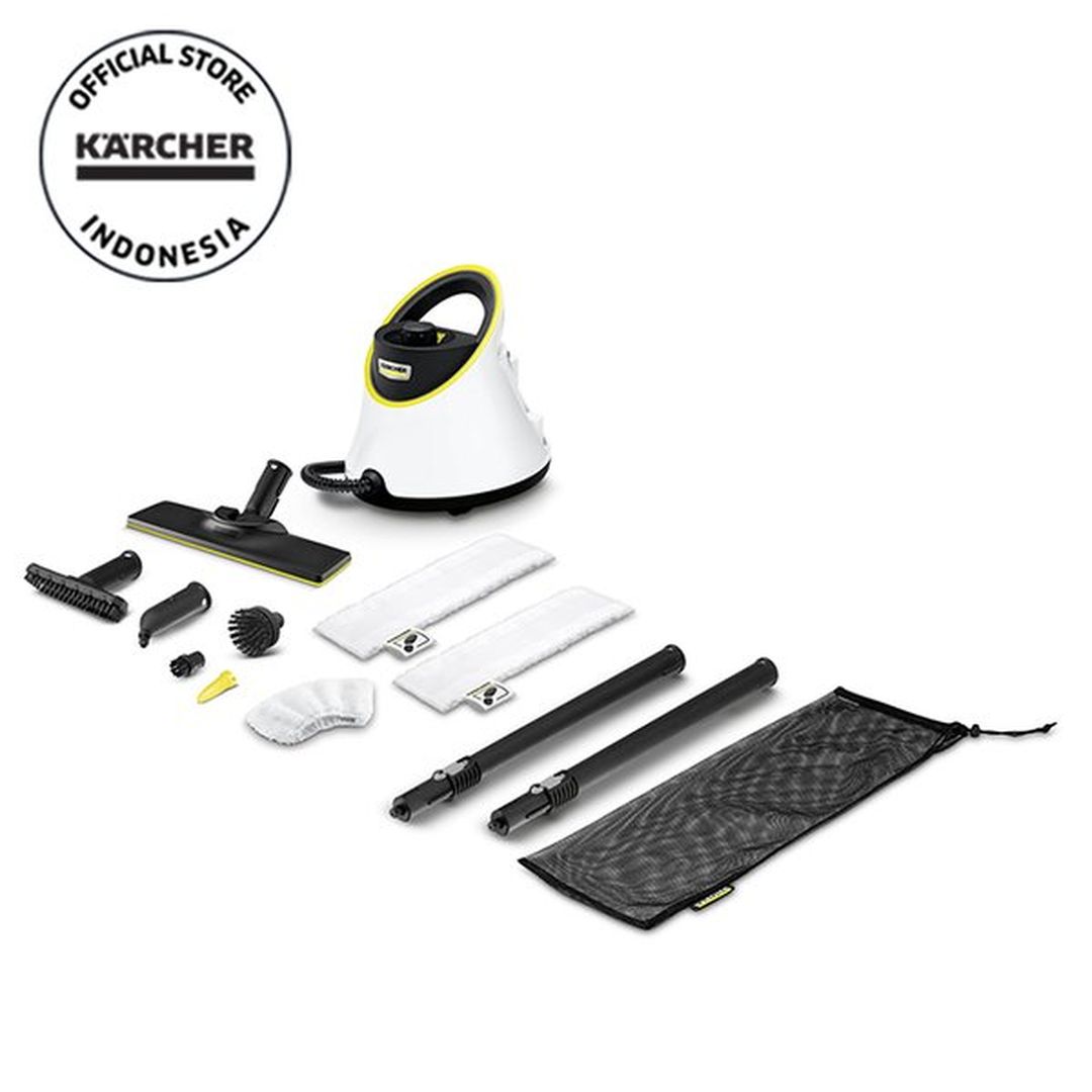 Karcher SC 2 Deluxe EasyFix Premium 1500 Watt Steam Cleaner White