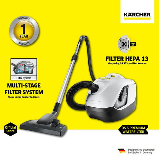 Karcher DS 6 Premium EU 650 Watt Vacuum Cleaner Dry white