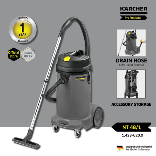 Karcher NT 48/1 *EU 1380W 48L Vacuum Cleaner Wet & Dry