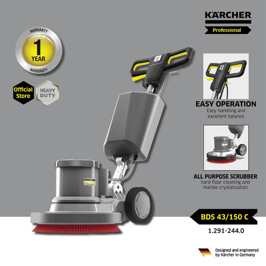 Karcher BDS 43/150 C Classic 1500 Watt Single-Disc Floor Polisher