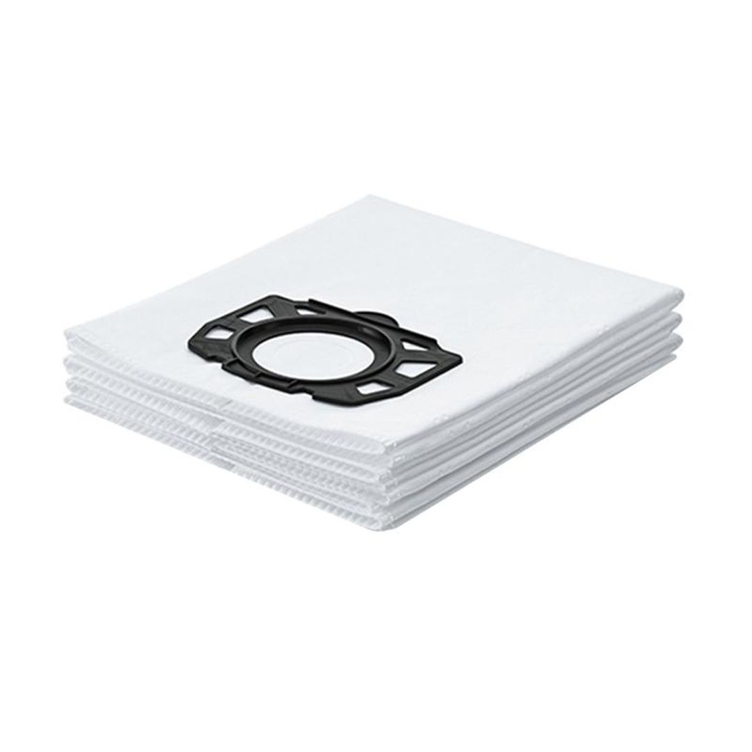 Karcher Fleece Filter Bag Set Package for WD 4 or WD 6 Black White