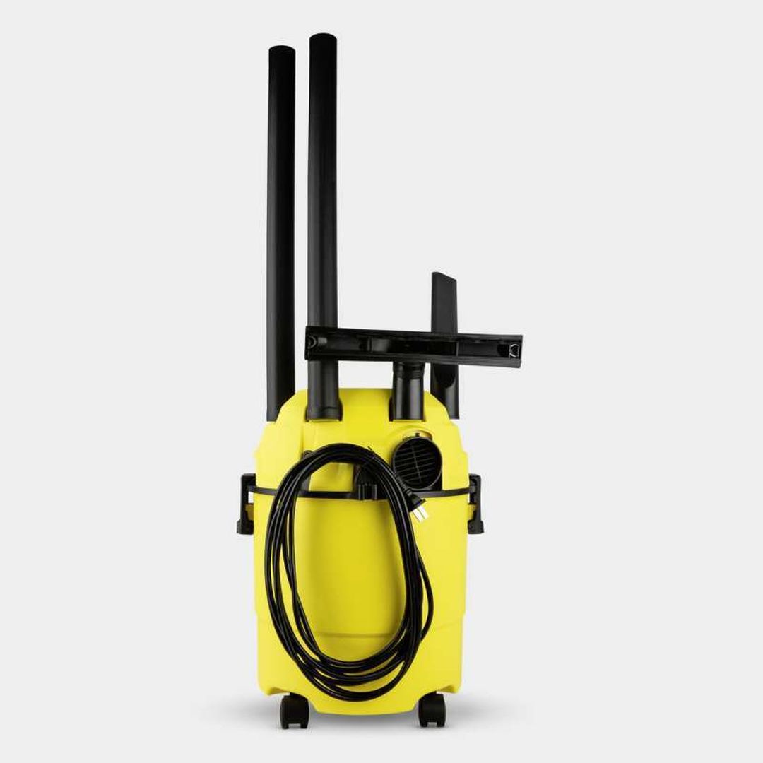 Karcher WD 1 Classic *KAP 1200 Watt Vacuum Cleaner Wet & Dry kuning