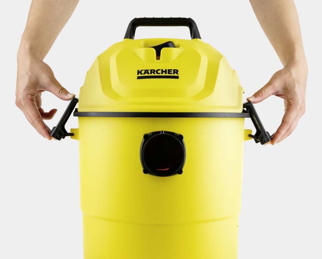 Karcher WD 1 Classic *KAP 1200 Watt Vacuum Cleaner Wet & Dry kuning