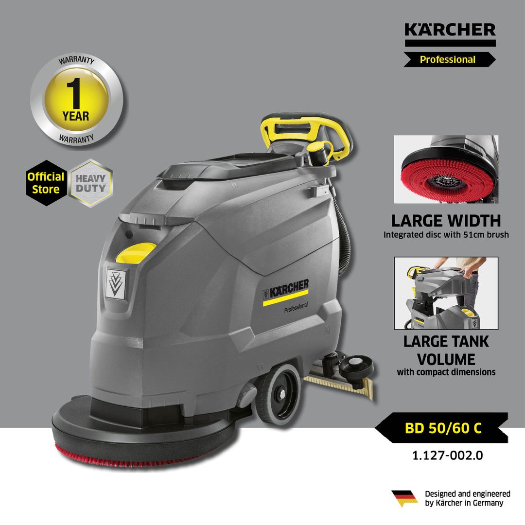 Karcher BD 50/60 C Ep Classic 1100 Watt Scrubber Drier